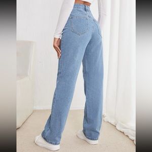 High Waisted Jeans straight leg